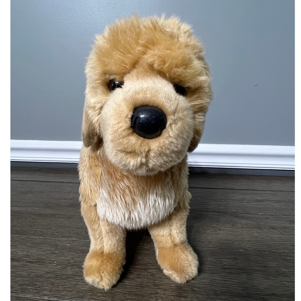 Bass Pro Shops Golden Retriever Plush Stuffed Animal Dog Puppy Toy Beige 14 inch